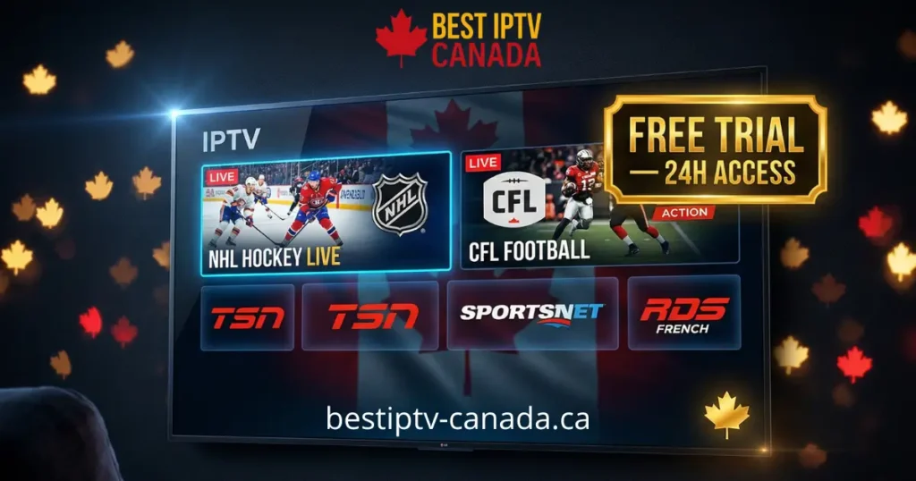 Best IPTV Canada — IPTV Free Trial 24H No Credit Card