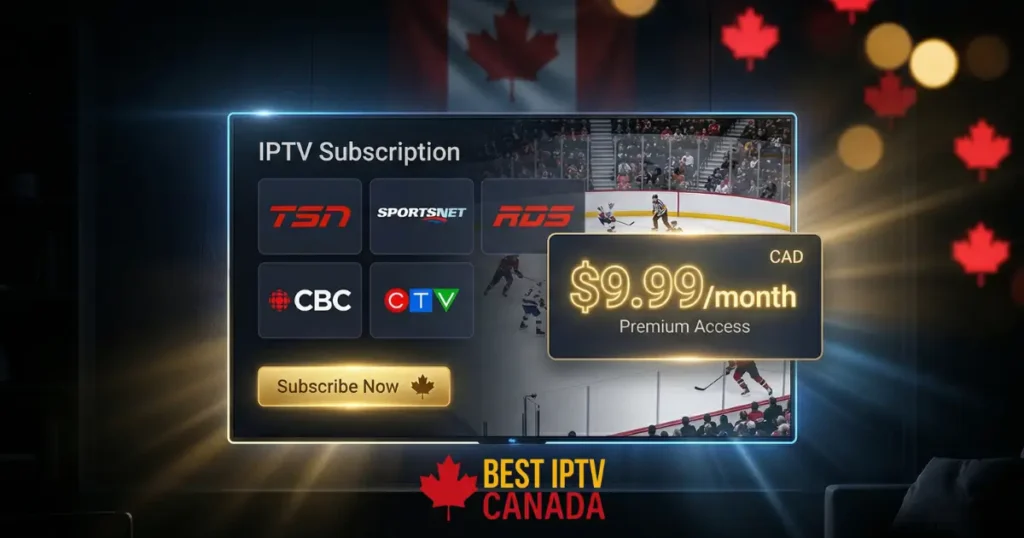 Best IPTV Canada — IPTV Subscription Plans